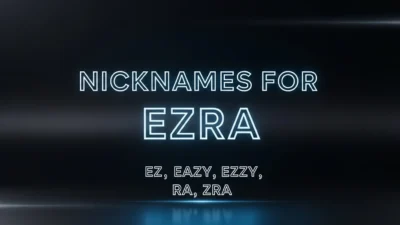 Nicknames for Ezra