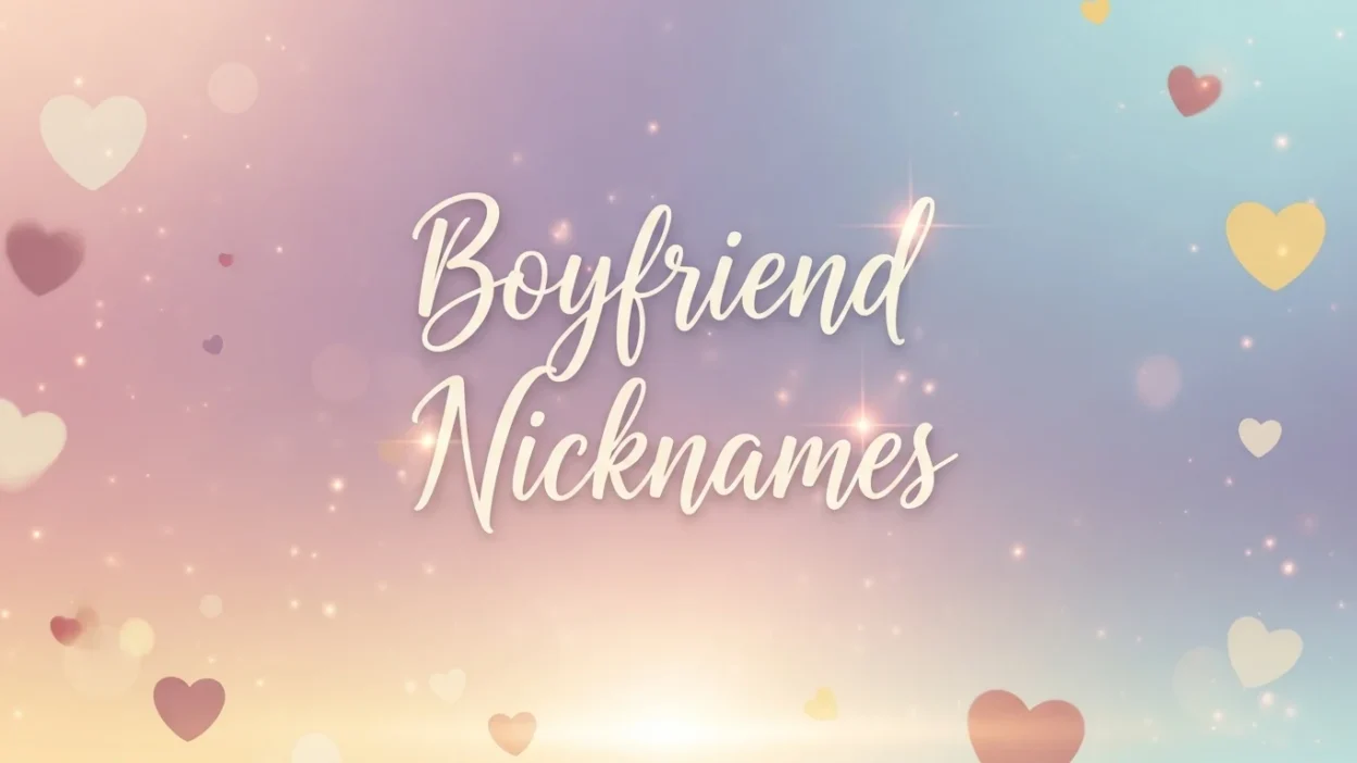 Boyfriend Nicknames
