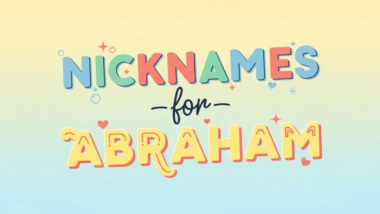 Nicknames for Abraham