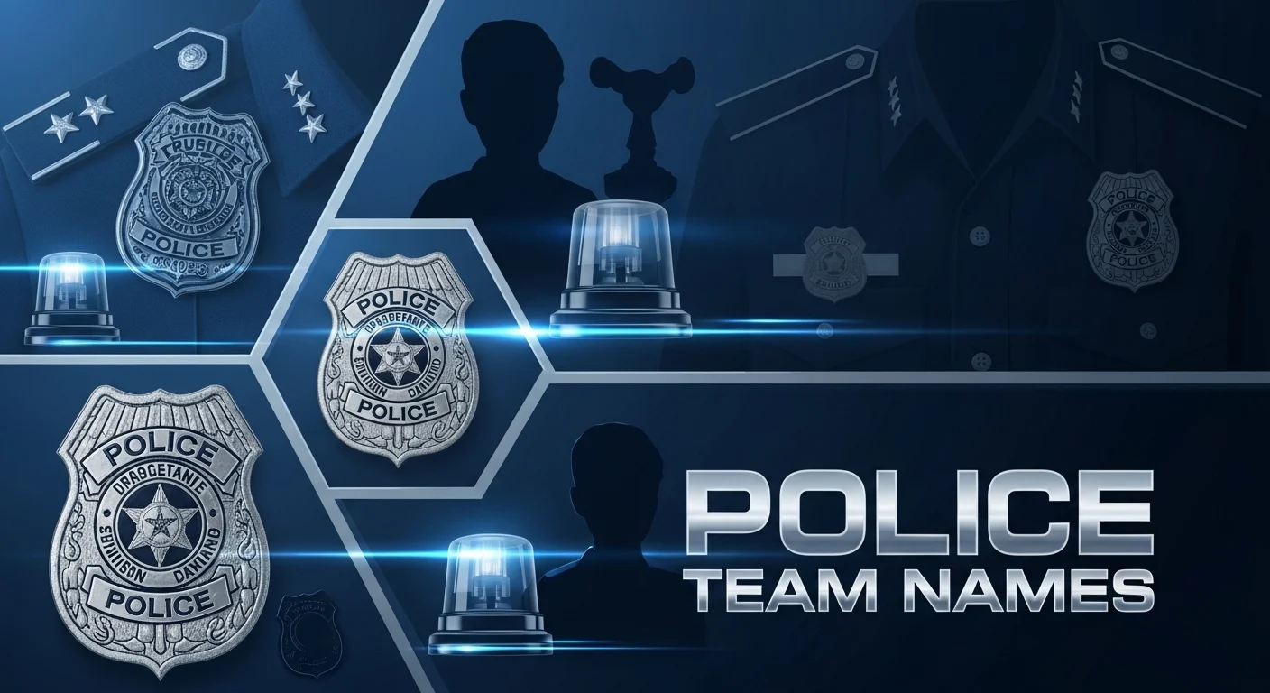 800+ Police Team Names: That Are Powerful & Creative (2026)