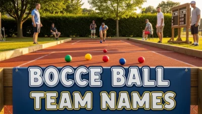Bocce Ball Team Names